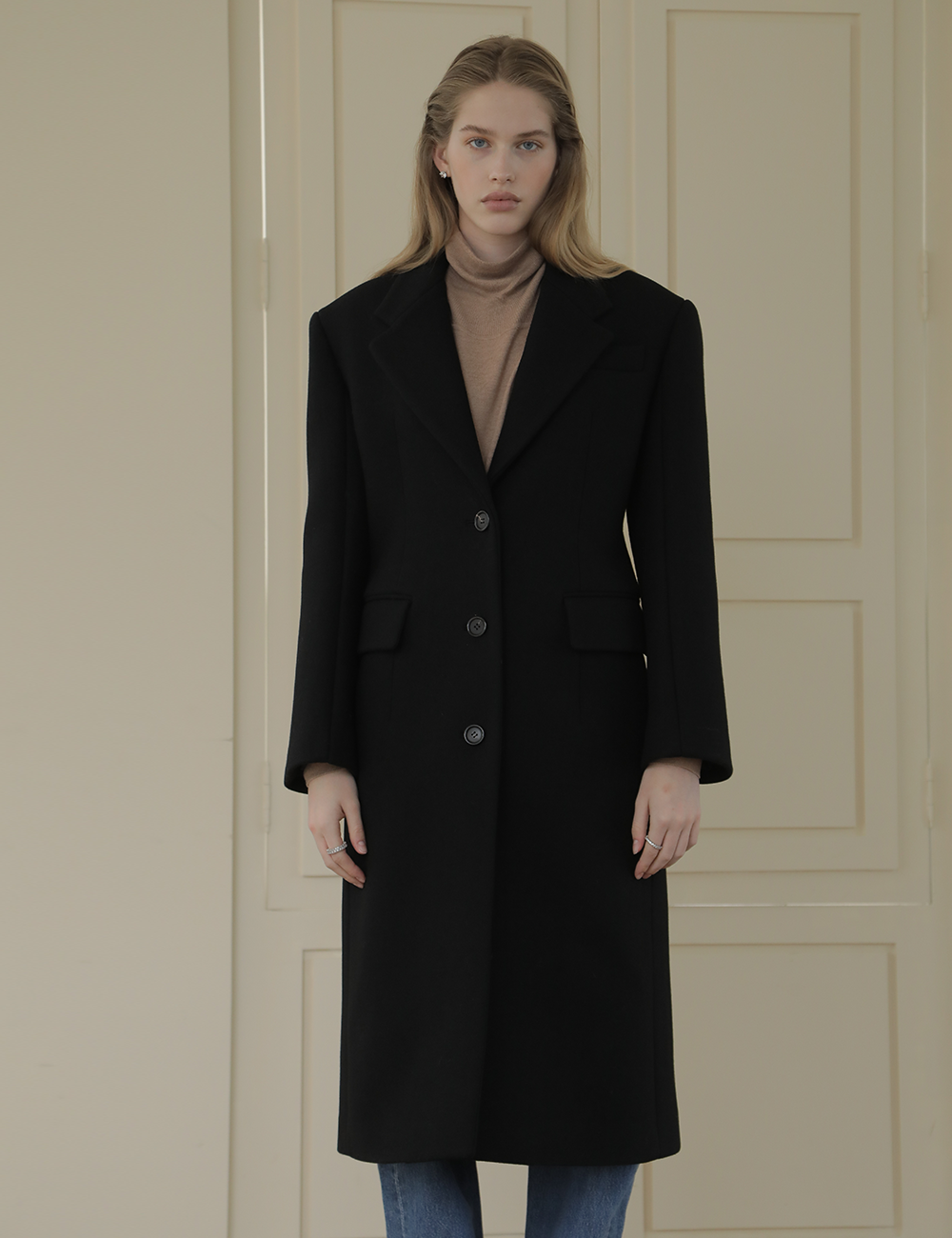 Manhattan Long Coat (Black)